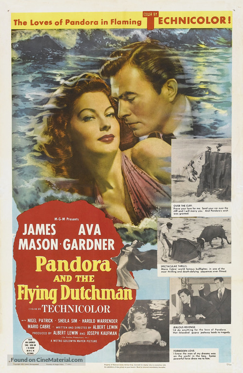 Pandora and the Flying Dutchman - Movie Poster