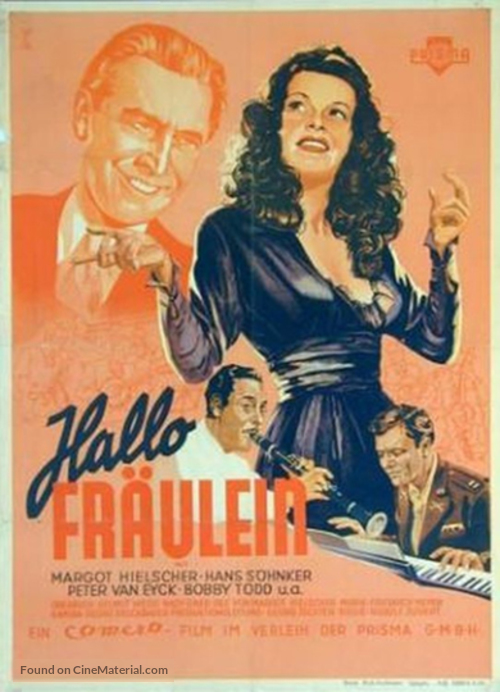 Hallo, Fr&auml;ulein! - German Movie Poster