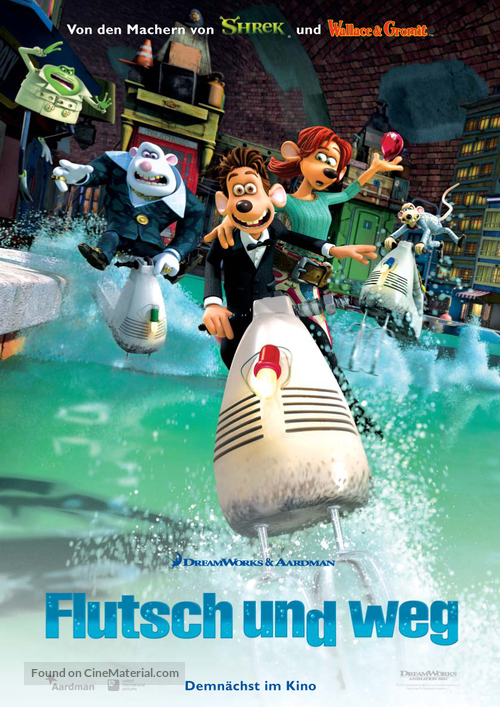 Flushed Away - German Movie Poster