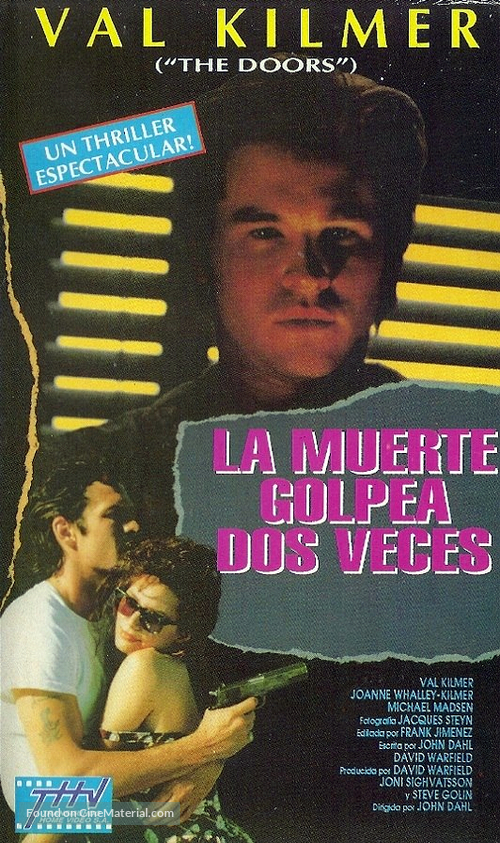 Kill Me Again - Argentinian VHS movie cover