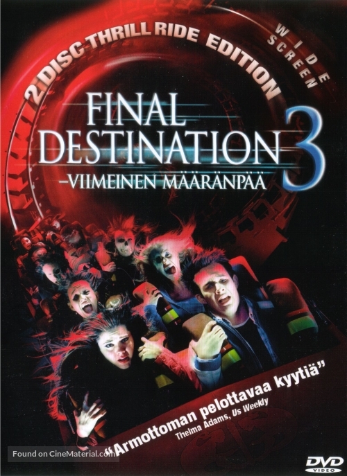 Final Destination 3 - Finnish Movie Cover