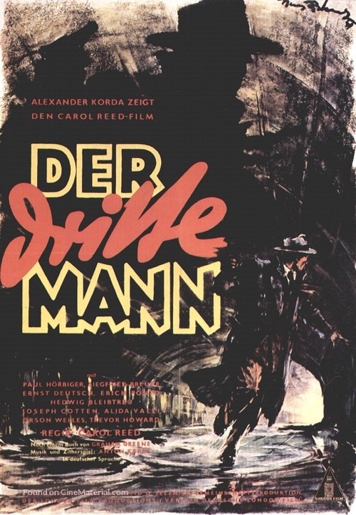 The Third Man - German Movie Poster