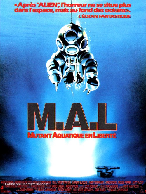 DeepStar Six - French Movie Poster