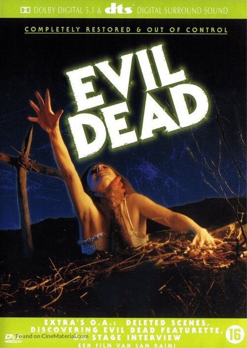 The Evil Dead - Danish DVD movie cover