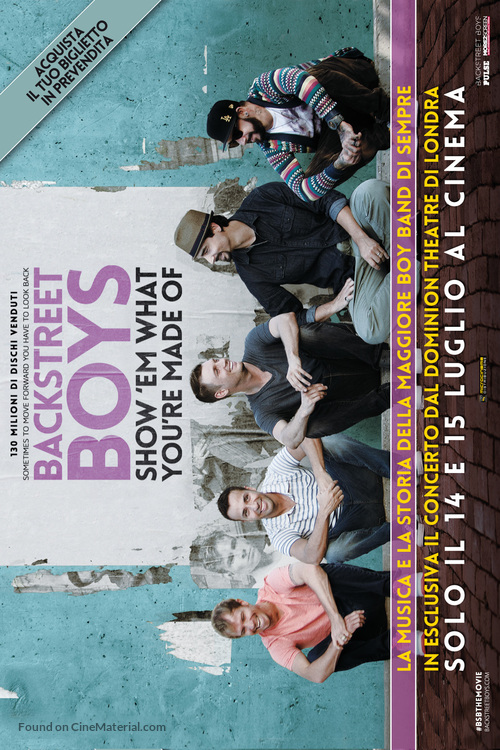 Backstreet Boys: Show &#039;Em What You&#039;re Made Of - Italian Movie Poster