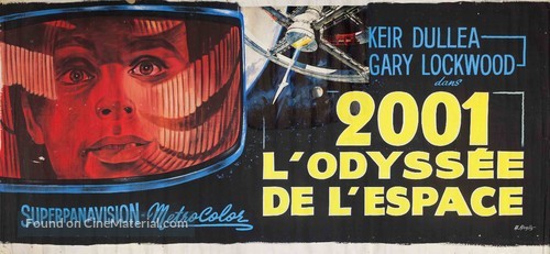 2001: A Space Odyssey - French Movie Poster