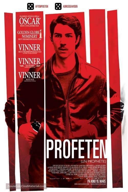 Un proph&egrave;te - Norwegian Movie Poster