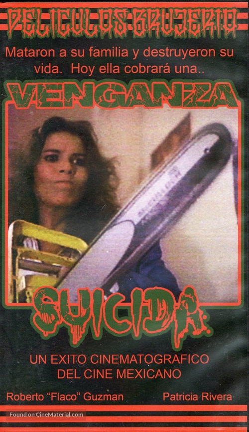 Venganza suicida - Mexican VHS movie cover