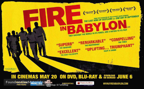 Fire in Babylon - British Movie Poster