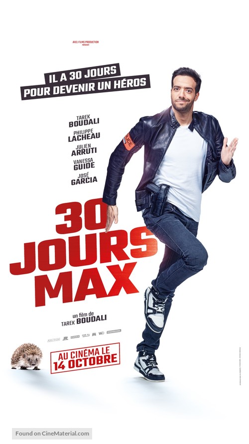 30 jours max - French Movie Poster