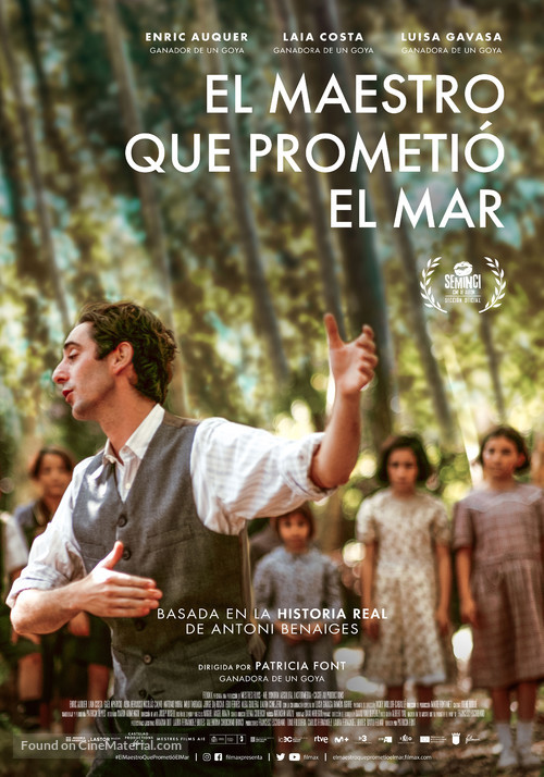 El mestre que va prometre el mar - Spanish Movie Poster