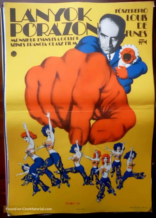 L&#039;homme orchestre - Hungarian Movie Poster