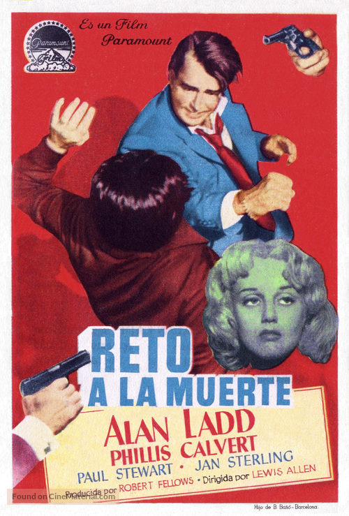 Appointment with Danger - Spanish Movie Poster