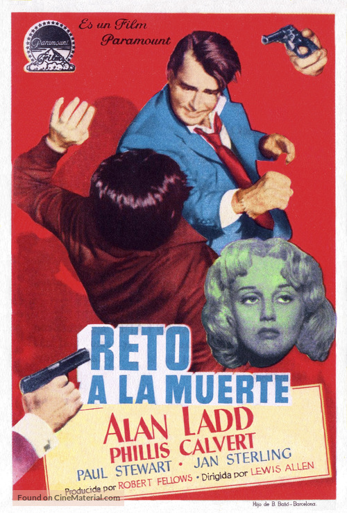 Appointment with Danger - Spanish Movie Poster