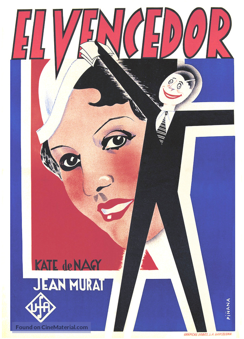 Le vainqueur - Spanish Movie Poster