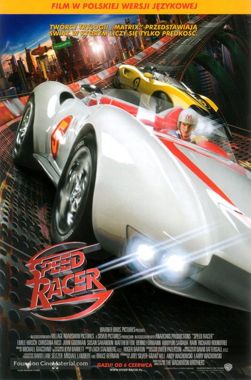 Speed Racer - Polish Movie Poster