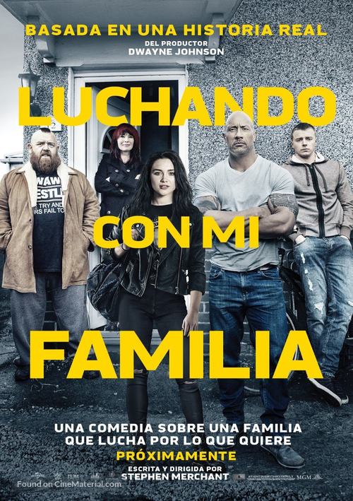 Fighting with My Family - Argentinian Movie Poster