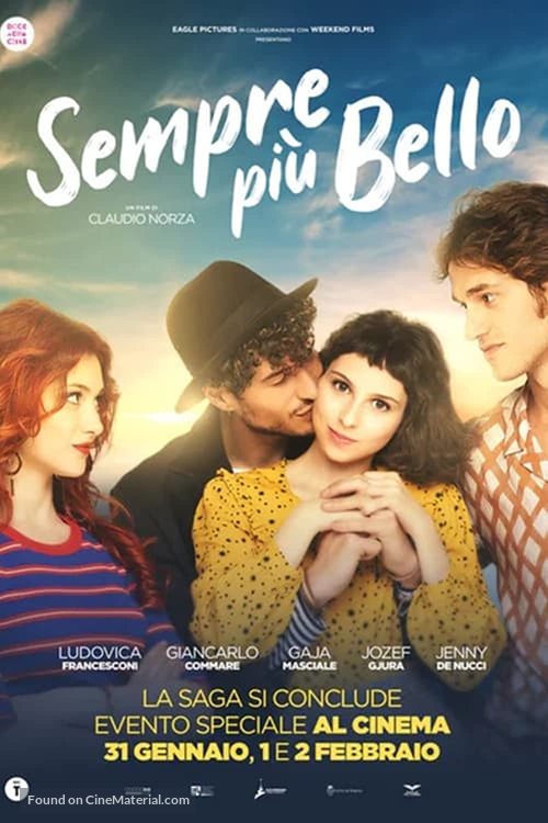 Sempre pi&ugrave; bello - Italian Movie Poster