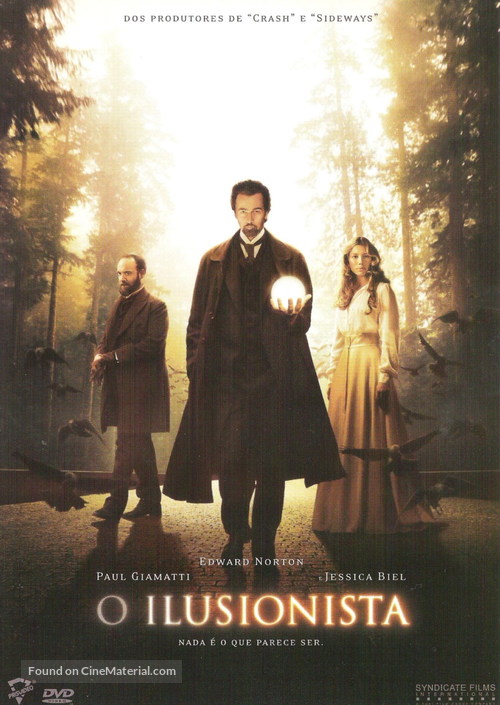 The Illusionist - Portuguese DVD movie cover