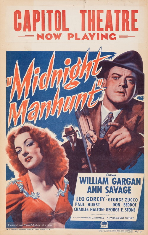 Midnight Manhunt - Movie Poster