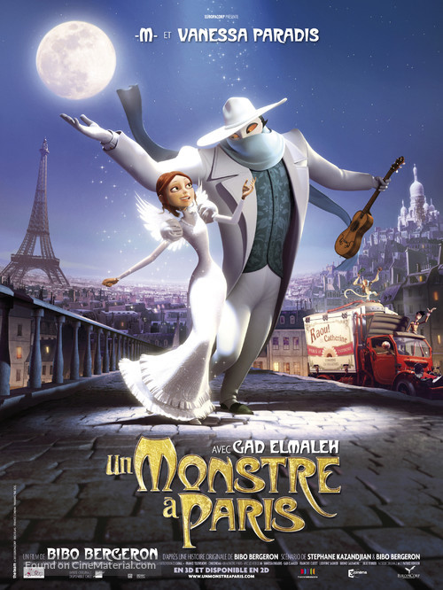 Un monstre &agrave; Paris - French Movie Poster