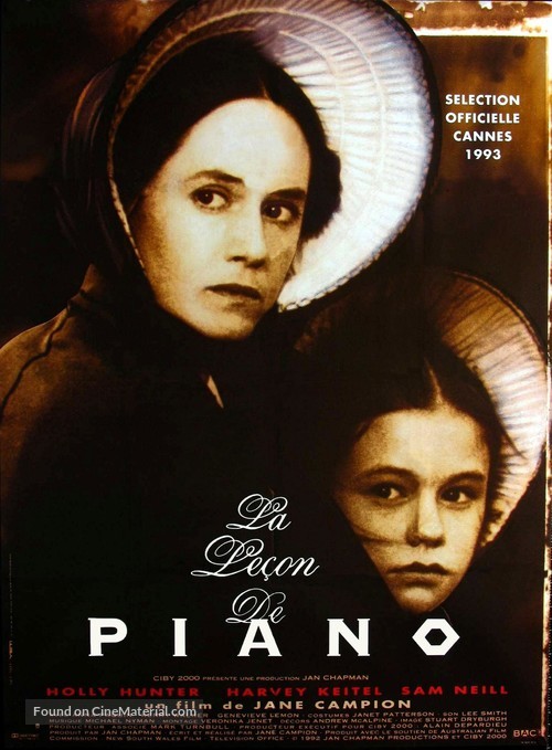 The Piano - French Movie Poster