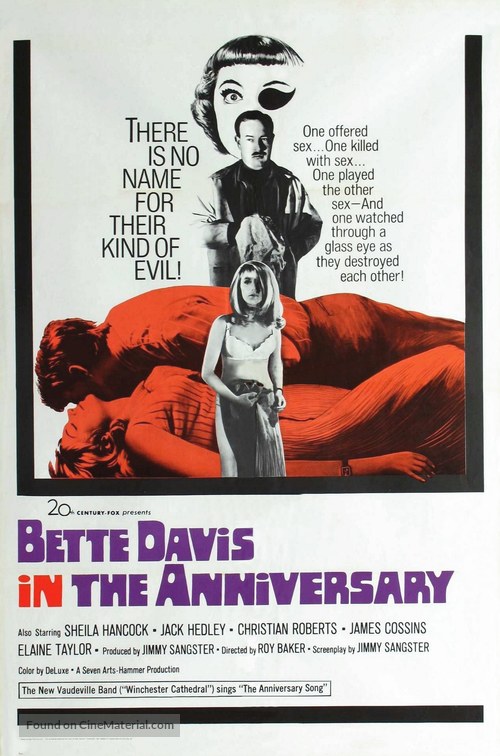The Anniversary (1968) movie poster