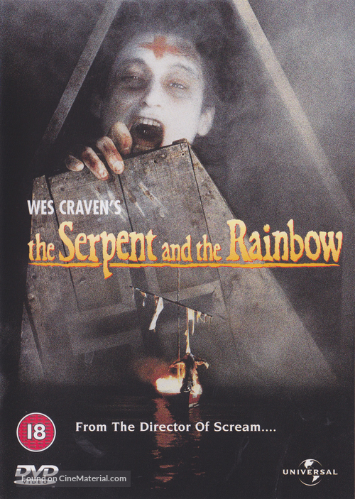 The Serpent and the Rainbow - British DVD movie cover