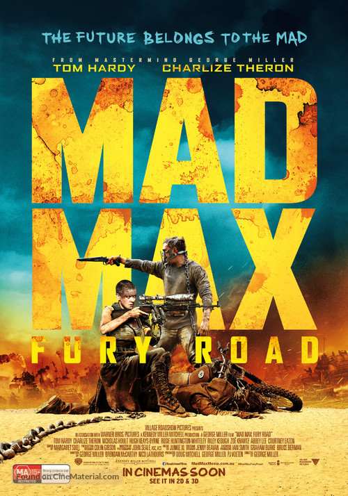 Mad Max: Fury Road - Australian Movie Poster