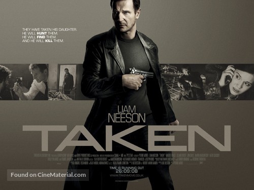 Taken - British Movie Poster