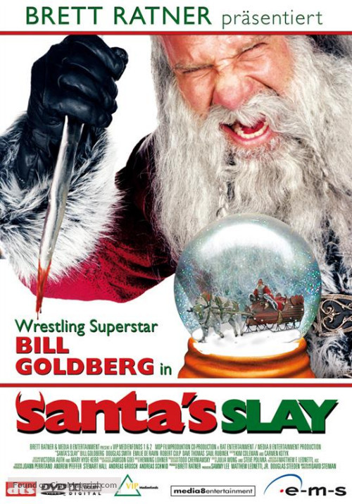 Santa&#039;s Slay - German DVD movie cover