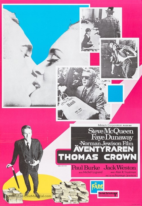 The Thomas Crown Affair - Swedish Movie Poster