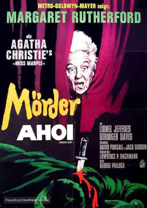 Murder Ahoy - German Movie Poster