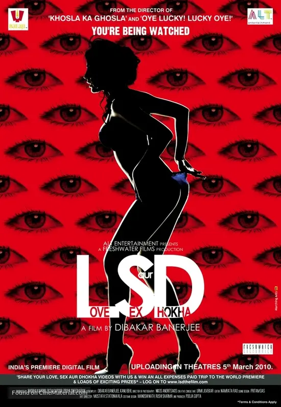 Lsd Love Sex Aur Dhokha Indian Movie Poster