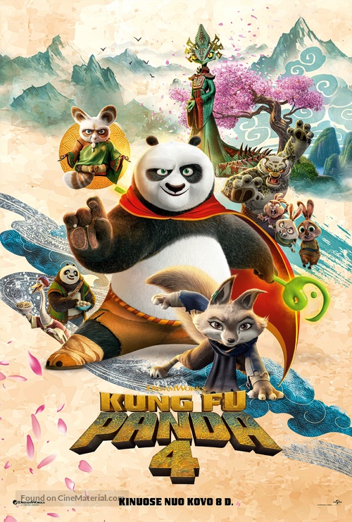 Kung Fu Panda 4 - Lithuanian Movie Poster