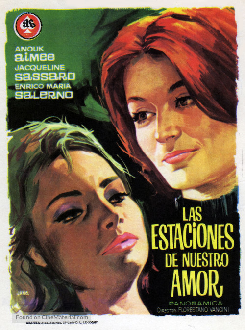 Le stagioni del nostro amore - Spanish Movie Poster