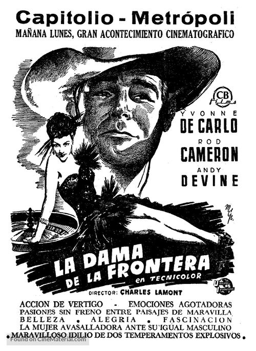 Frontier Gal - Spanish poster