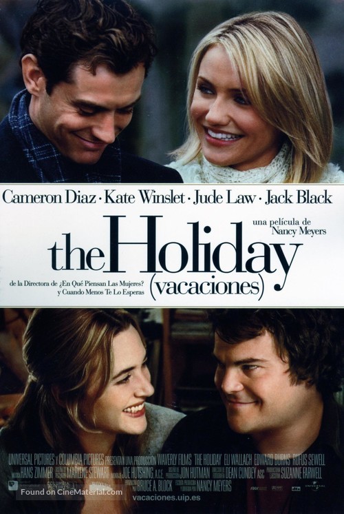 The Holiday - Spanish poster