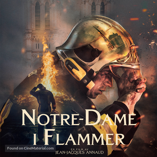 Notre-Dame br&ucirc;le - Norwegian Movie Poster