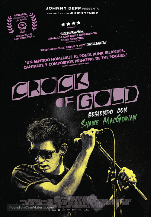 Crock of Gold: A Few Rounds with Shane MacGowan - Spanish Movie Poster
