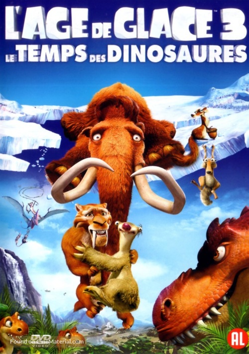 Ice Age: Dawn of the Dinosaurs - Belgian DVD movie cover