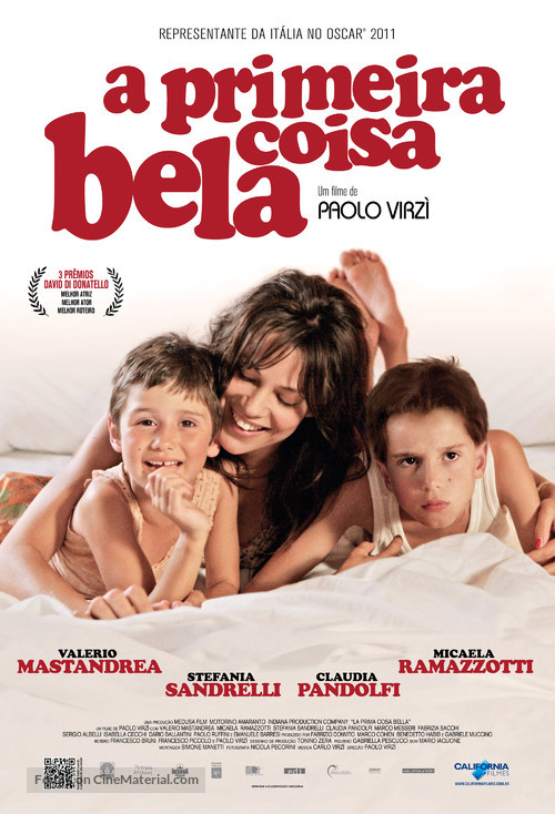 La prima cosa bella - Brazilian Movie Poster