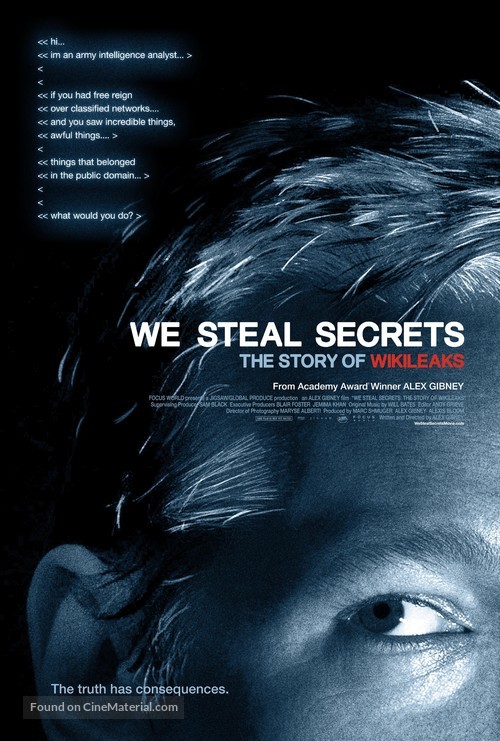 We Steal Secrets: The Story of WikiLeaks - Movie Poster