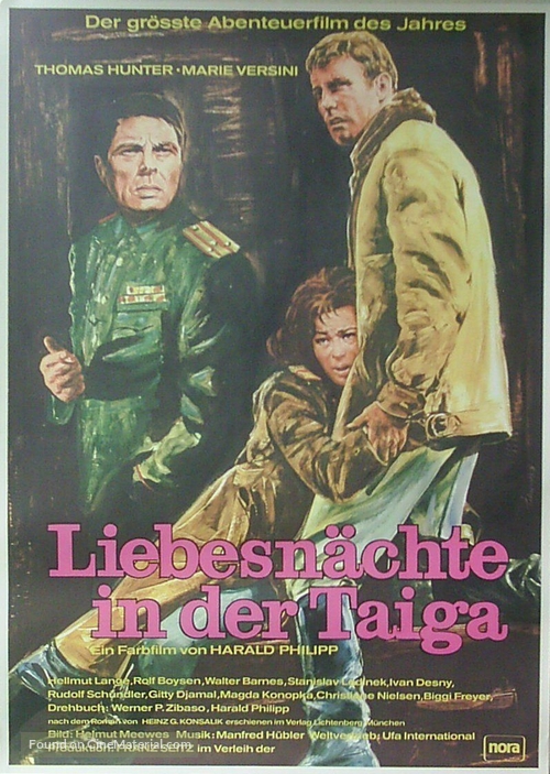 Liebesn&auml;chte in der Taiga - German Movie Poster