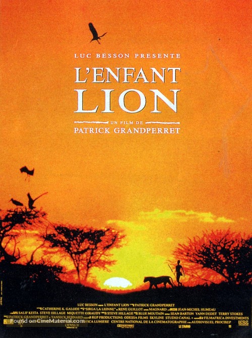 L&#039;enfant lion - French Movie Poster