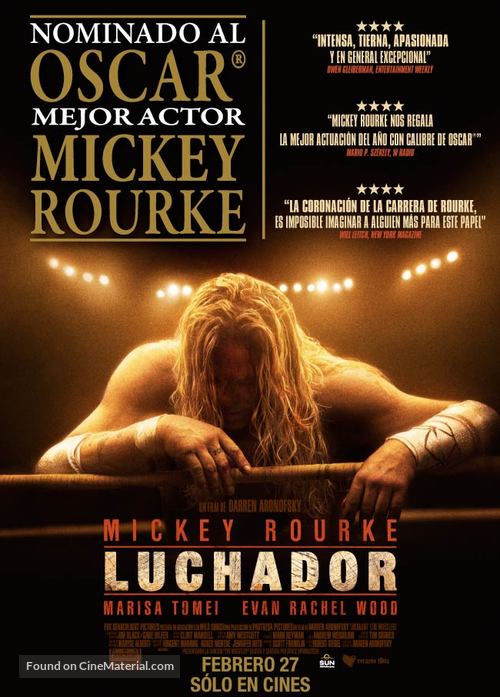 The Wrestler - Mexican Movie Poster