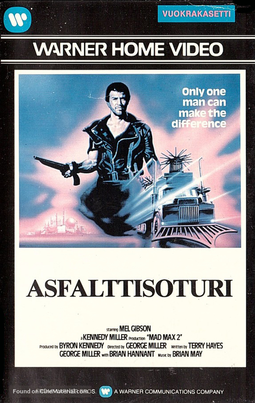 Mad Max 2 - Finnish VHS movie cover