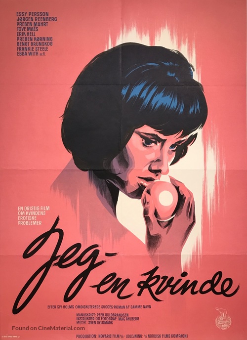 Jag - en kvinna - Danish Movie Poster
