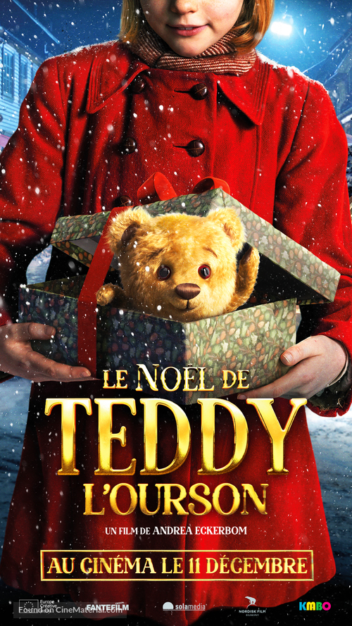 Teddybj&oslash;rnens jul - French Movie Poster