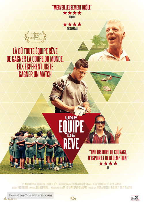 Next Goal Wins - French Movie Poster